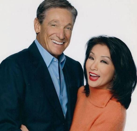 Phyllis Minkoff ex husband Maury Povich with his wife Connie Chung.